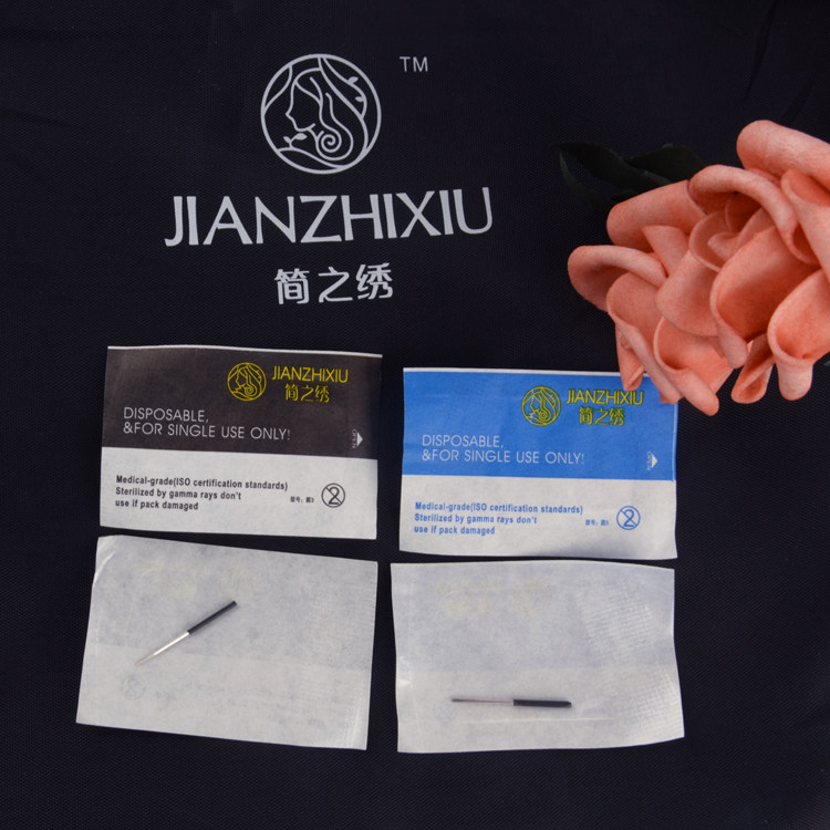 简之绣雾眉针片纹绣雾眉打雾针片圆三针圆五针柔绣针墨玉时代匠心