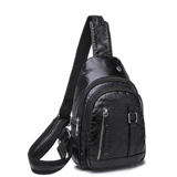 Сумка через плечо, сумка на одно плечо, универсальная небольшая сумка, нагрудная сумка, коллекция 2021, в корейском стиле, из натуральной кожи