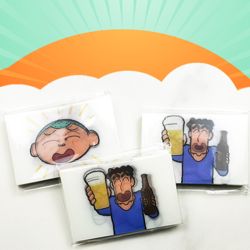 蜡笔小新变换光栅卡片胜男阿呆新之助小白美伢可变化创意3d闪卡