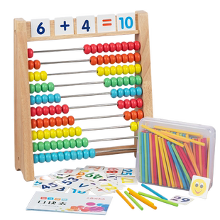 计算架幼儿园小学生数学算数棒儿童珠算架算盘加减法算术教具早教