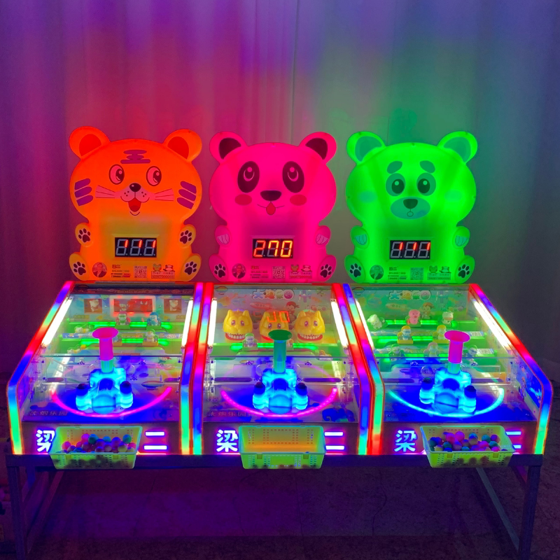2025新款梁二大炮乐园119代跑马灯大炮乐园弹珠机儿童