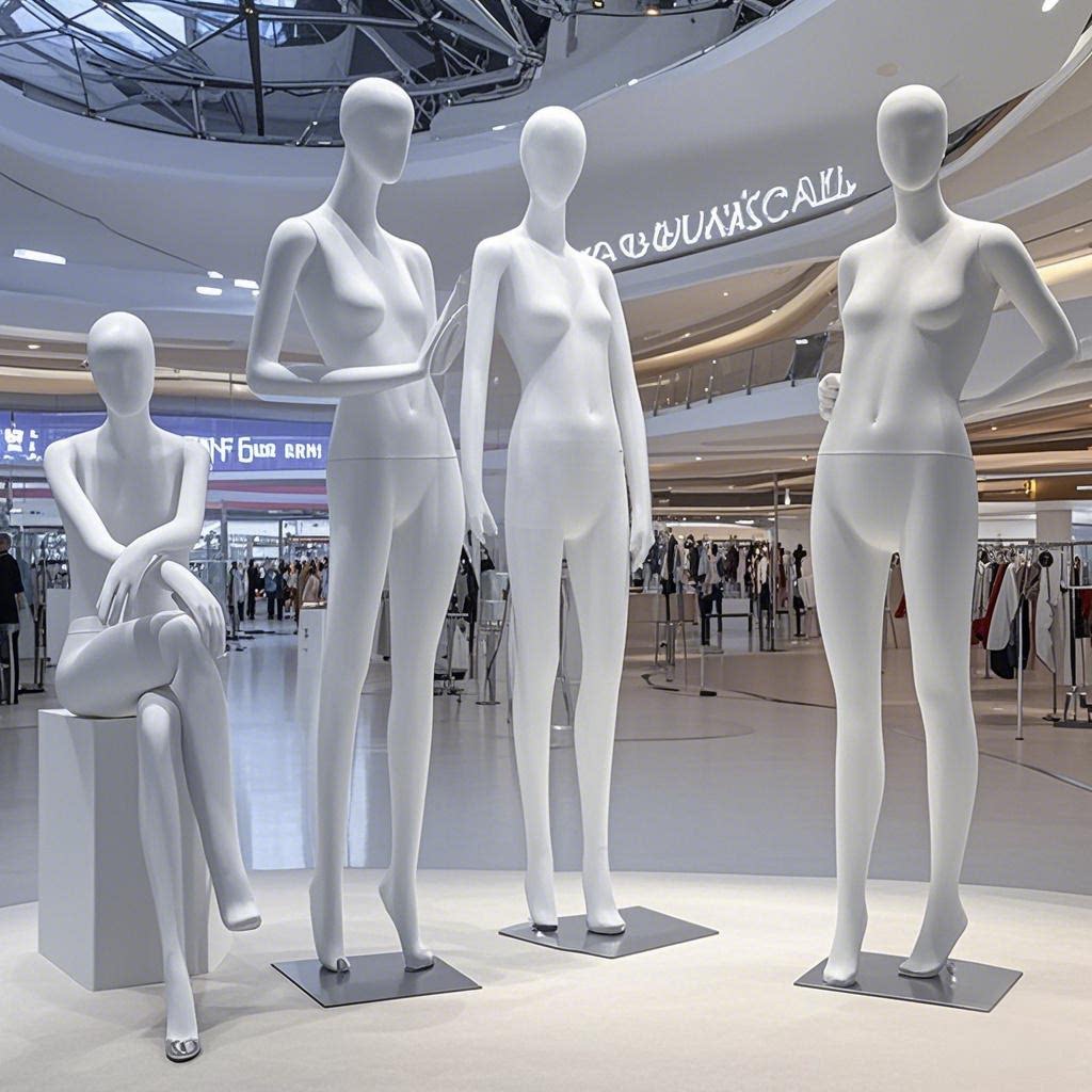模特道具女全身个性服装店女装摄影婚纱橱窗展示假人体女式模特架