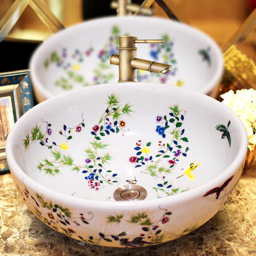 浴室艺术洗漱池卫生间台上盆