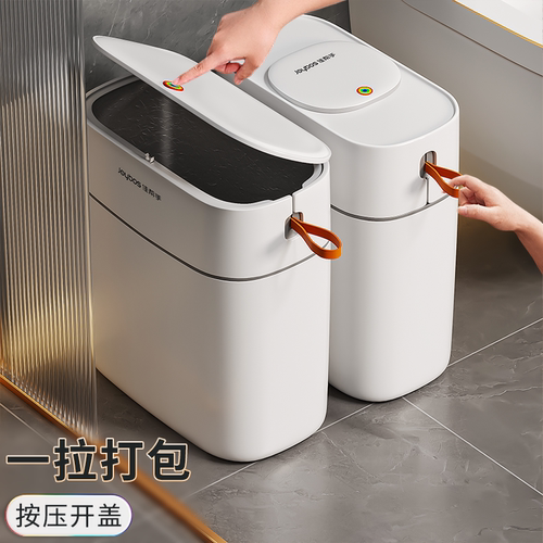 谢霆锋代言！一拉打包窄缝垃圾桶