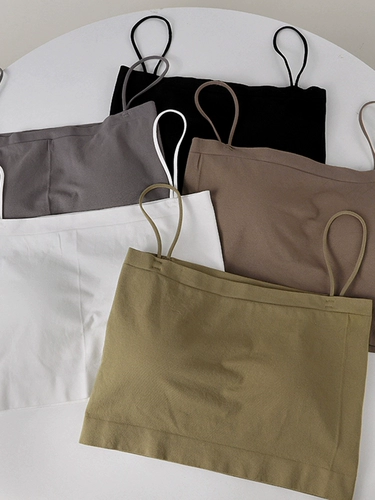 Короткое базовое нижнее белье, топ с чашечками, белая майка топ, для маленькой груди, красивая спина