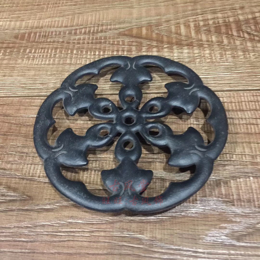茶道底座隔热日本复古老铁壶