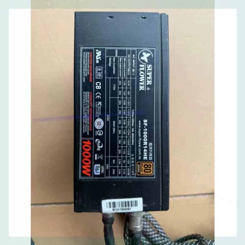 售前询价议价振华冰山金蝶SF-1000R14HE铜皇1000W电源半模組