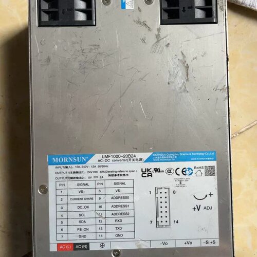 售前询价议价LMF1000-20B24 金昇阳开关电源 24V42A 5V2A维修