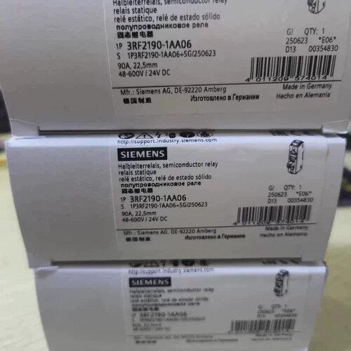 售前询价3RF2190-1AA06半导体继电器议价