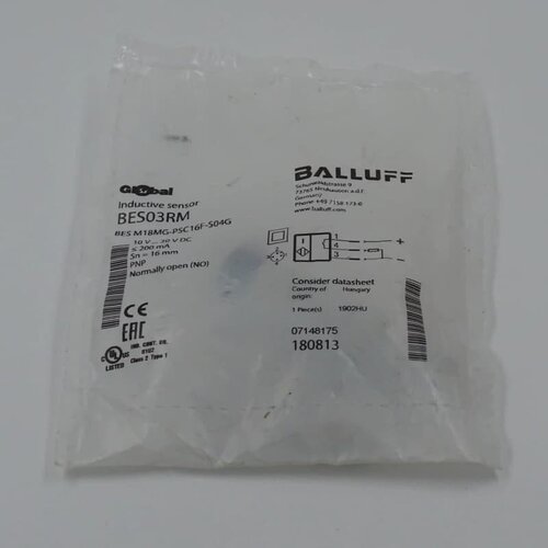 售前询价全新原装巴鲁夫BES03RM电感式接近开关BES M18MG-PSC16F-