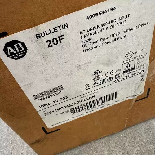 售前询价AB变频器20F11NC043JA0NNNNN