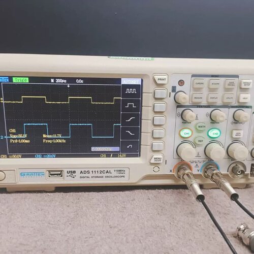 售前询价安泰信双通道数字示波器GA1102CAL 100M 1G采样