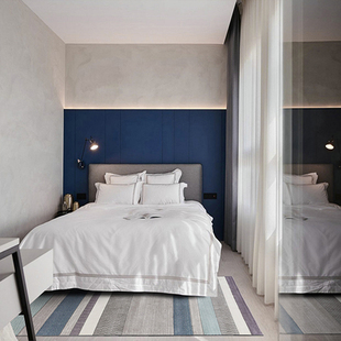 轻奢卧室床边毯 北欧风客厅茶几毯泼墨中国风现代新中式 地毯美式