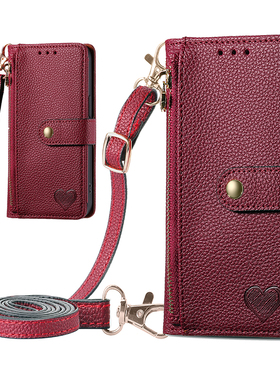 适用小米红米Note10pro手机壳全包防摔10C防磁10X斜挎note9背带皮套9T 8翻盖式9A保护套新款Turbo4pro/3高端