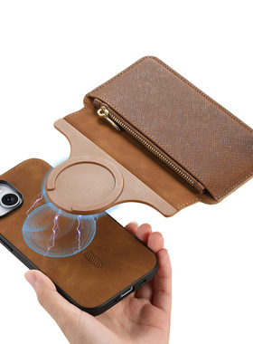 适用三星S24ultra手机壳套S23+新款无线磁吸充电S23fe高级翻盖A55/54/35/34全包防摔A25/24/15/05S外壳M14