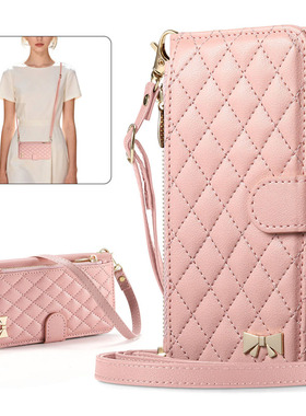 适用荣耀500pro手机壳新款400小香风斜挎X9A/B/C/D全包防摔Magic8翻盖式X50pro/畅玩60plus保护皮套300ultra