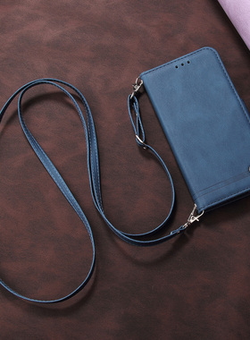 适用小米civi4pro手机壳简约15/14斜挎13背12T/S全包防摔ultra翻盖POCO C61保护套F7/M6挂绳X6/F5 C55/X4 F3