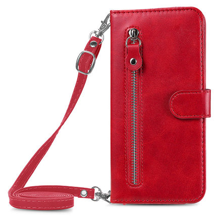 适用OPPOReno13手机壳15/14新款reno12/11F防摔10pro保护套8T翻盖式7se/6pro斜挎5K/5z挂绳4/3拉链OPPO皮套