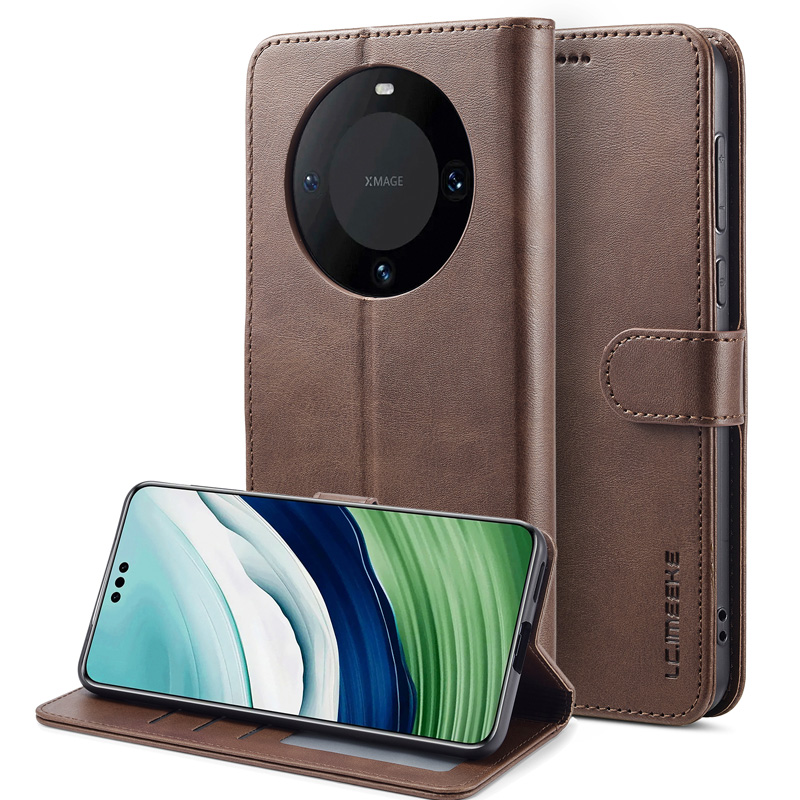 适用华为Mate60pro超纤防摔皮套