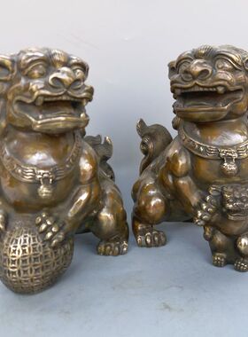 复古怀旧风纯铜绣球摆件工艺品