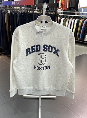 MLB卫衣23年秋季中性3AMTV0436-43MGL浅麻灰色