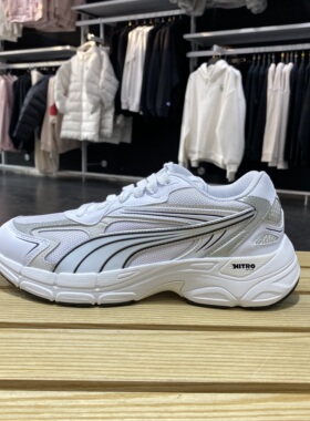 彪马休闲鞋22年冬季中性388920-03彪马白-灰色