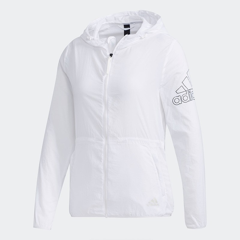 adidas阿迪达斯女薄款运动夹克FT2862白色