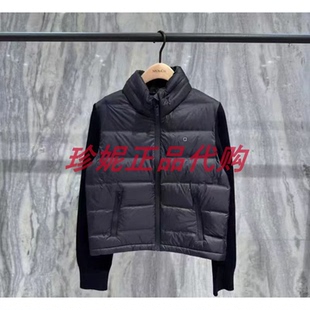 MBE4EIN065 90绒假两件羊毛袖 mo专柜正品 轻薄羽绒服2025冬新品
