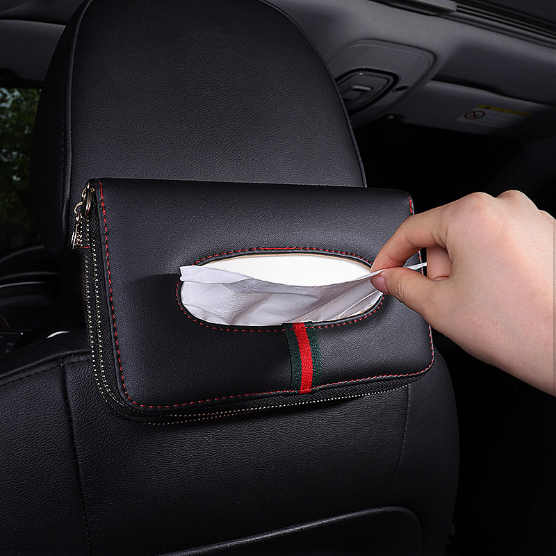 CAR TISSUE BOX HANGING MULTI-FUNCTIONAL SEATBACK CAR SEAT TYPE ANTI-SLIP CEILING CAR HANGING SUN VISOR PUMPING PAPER