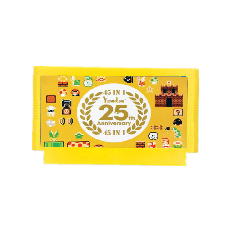 YUSWALLOW任天堂红白机电视游戏机FC45合一马里奥全集系列游戏