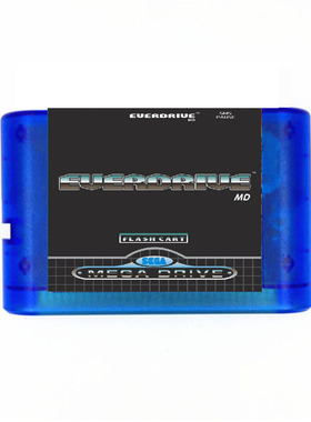 新版乌克兰EVERDRIVE MD烧录卡 mega drive genesis美日欧通用