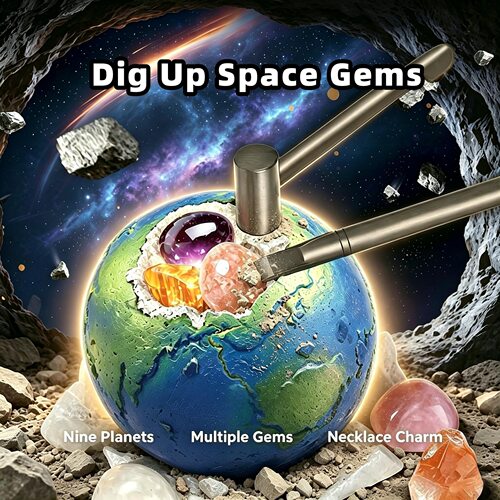 Solar System 9 Planet Gem Dig九大行星考古挖掘宝石STEM Toys