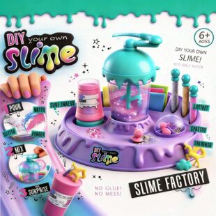 跨境史莱姆diy彩泥魔法slime自制摇摇乐手工儿童益智亲子玩具套装