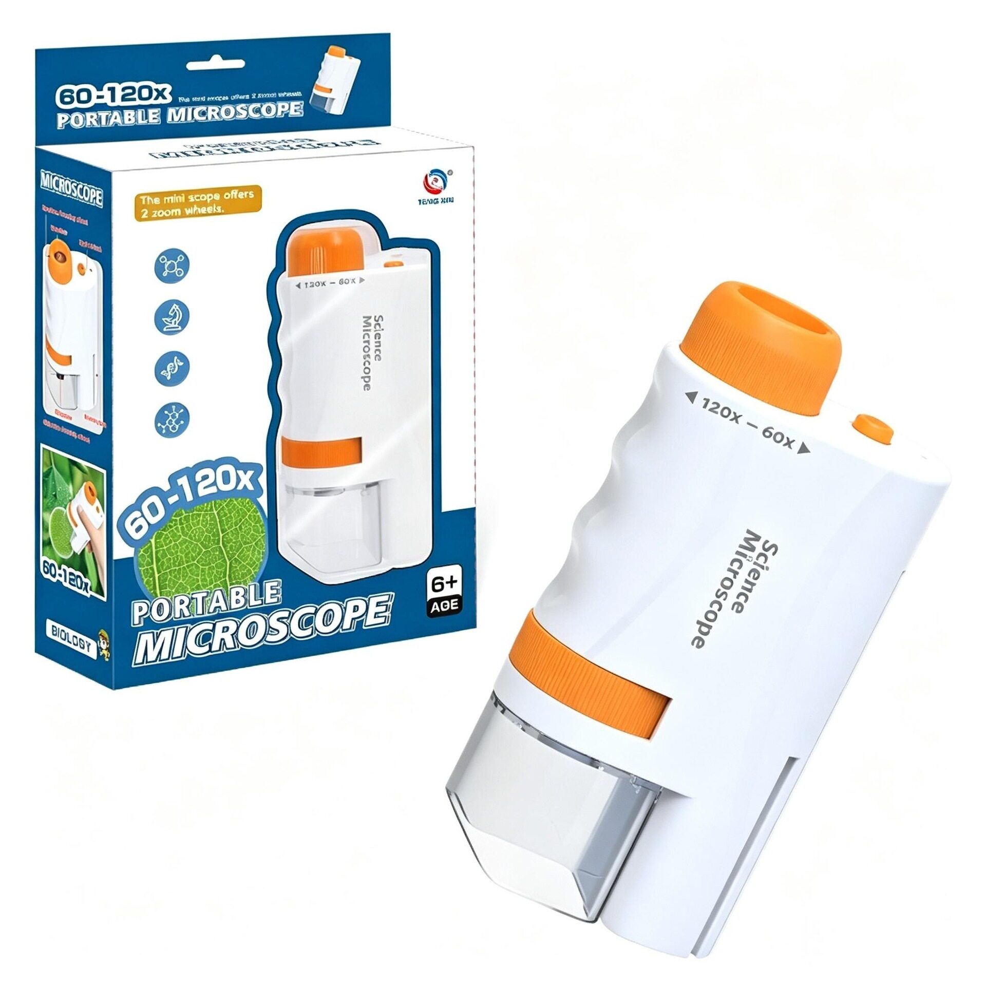 Pocket Handheld Microscope儿童手持显微镜STEM Educational Toy