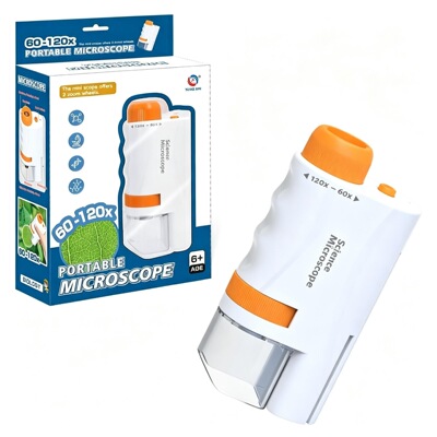 Pocket Handheld Microscope儿童手持显微镜STEM Educational Toy
