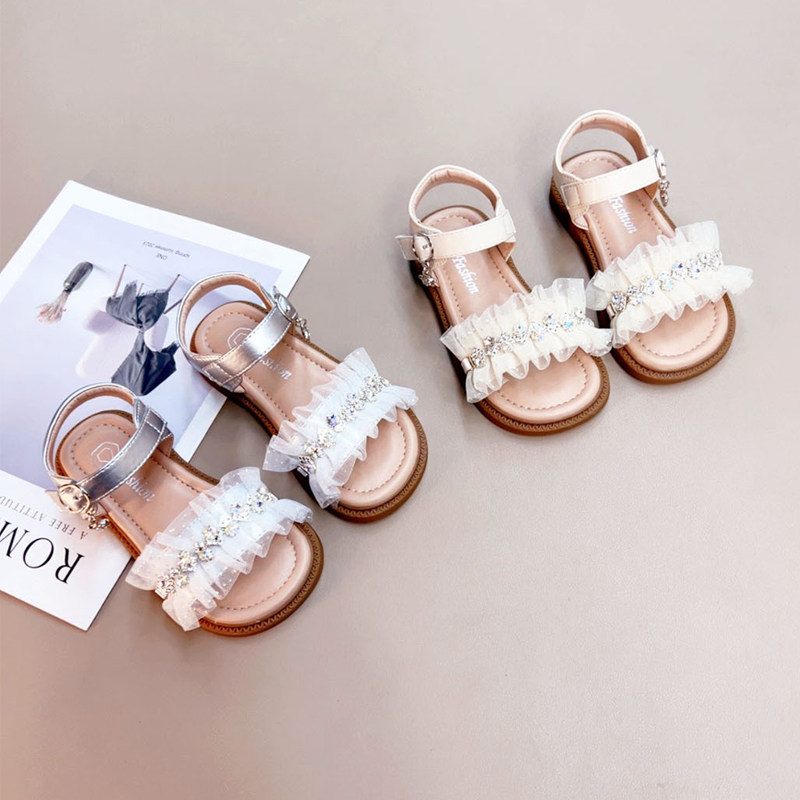 西瓜西女童凉鞋儿童鞋子2026夏季新款小女孩软底夏款中大童公主鞋