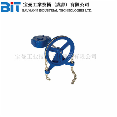 Keystone Figure 427 适合于齿轮驱动阀门的手动操作链轮操作便捷