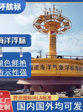 银环航标 厂家来图定制福建六米海洋气象浮标带雷达反射器