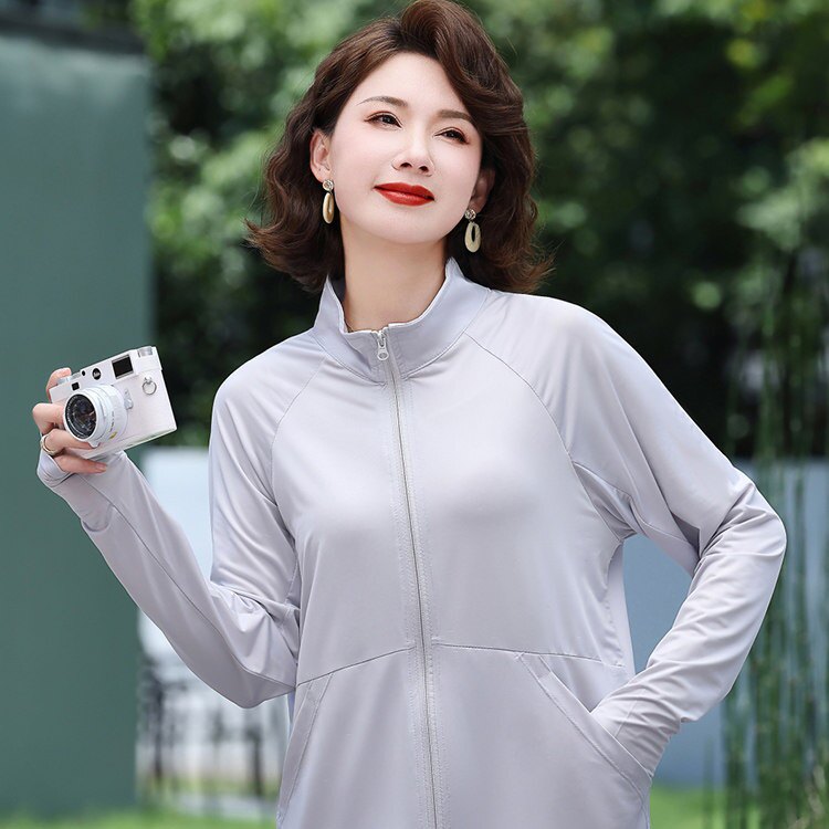 妈妈夏装外套薄款防晒衣2026中老年女装