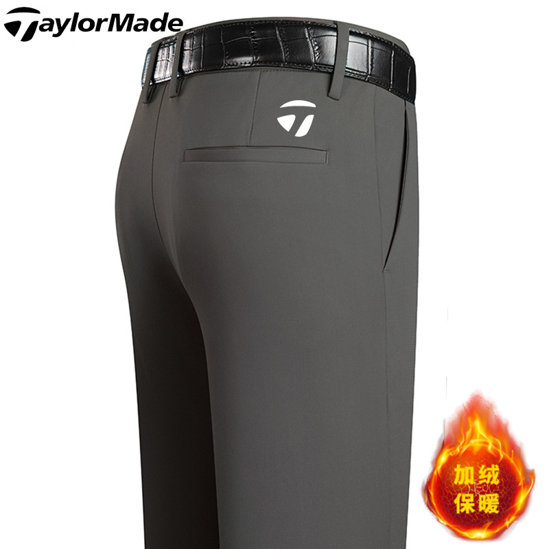 Taylormade秋冬款男士商务休闲裤高尔夫运动长裤修身抗皱亲肤立体