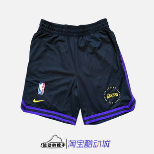 Nike/耐克 洛杉矶湖人队 男子速干透气篮球运动短裤 FQ3212-010