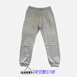 DX0548 Nike 男子加绒针织收脚休闲运动长裤 刺绣大LOGO 247 耐克