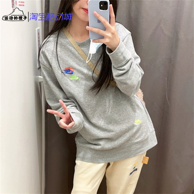 nike耐克刺绣男圆领运动卫衣