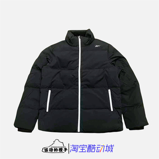 Reebok/锐步 秋冬男JKT保暖短款运动休闲外套羽绒服22CFR201U001