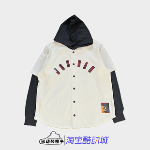 133 AJ男搭扣潮流假两件运动休闲夹克外套FB7035 Nike JORDAN