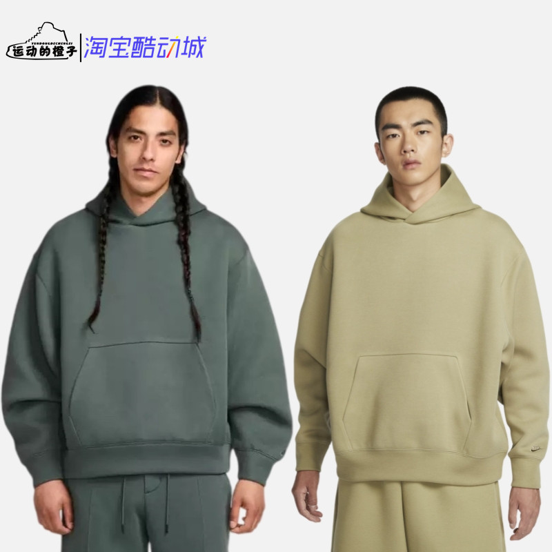 Nike TECH 纯色厚实连帽衫男子宽松潮流休闲卫衣 FZ0745-338-276