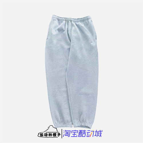耐克LAB加绒保暖男束脚运动长裤