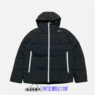 Reebok/锐步 秋冬男连帽保暖短款运动休闲外套羽绒服22CFR203U001