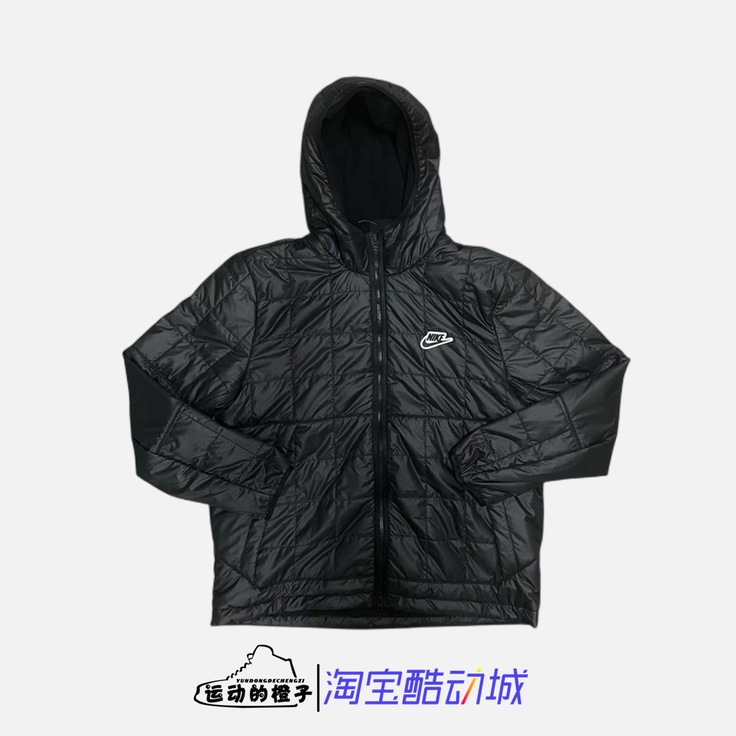 加绒保暖男子梭织连帽