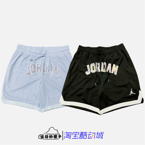 Nike AIR JORDAN AJ男子网眼透气速干篮球运动短裤DM1415-085-010